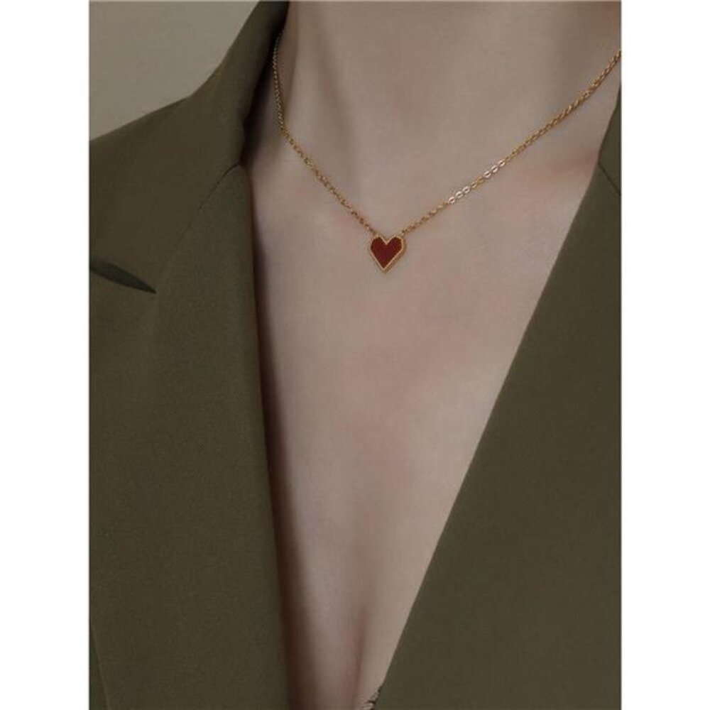 Titanium Steel Heart Necklace